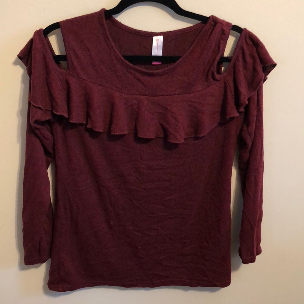 Cold shoulder blouse